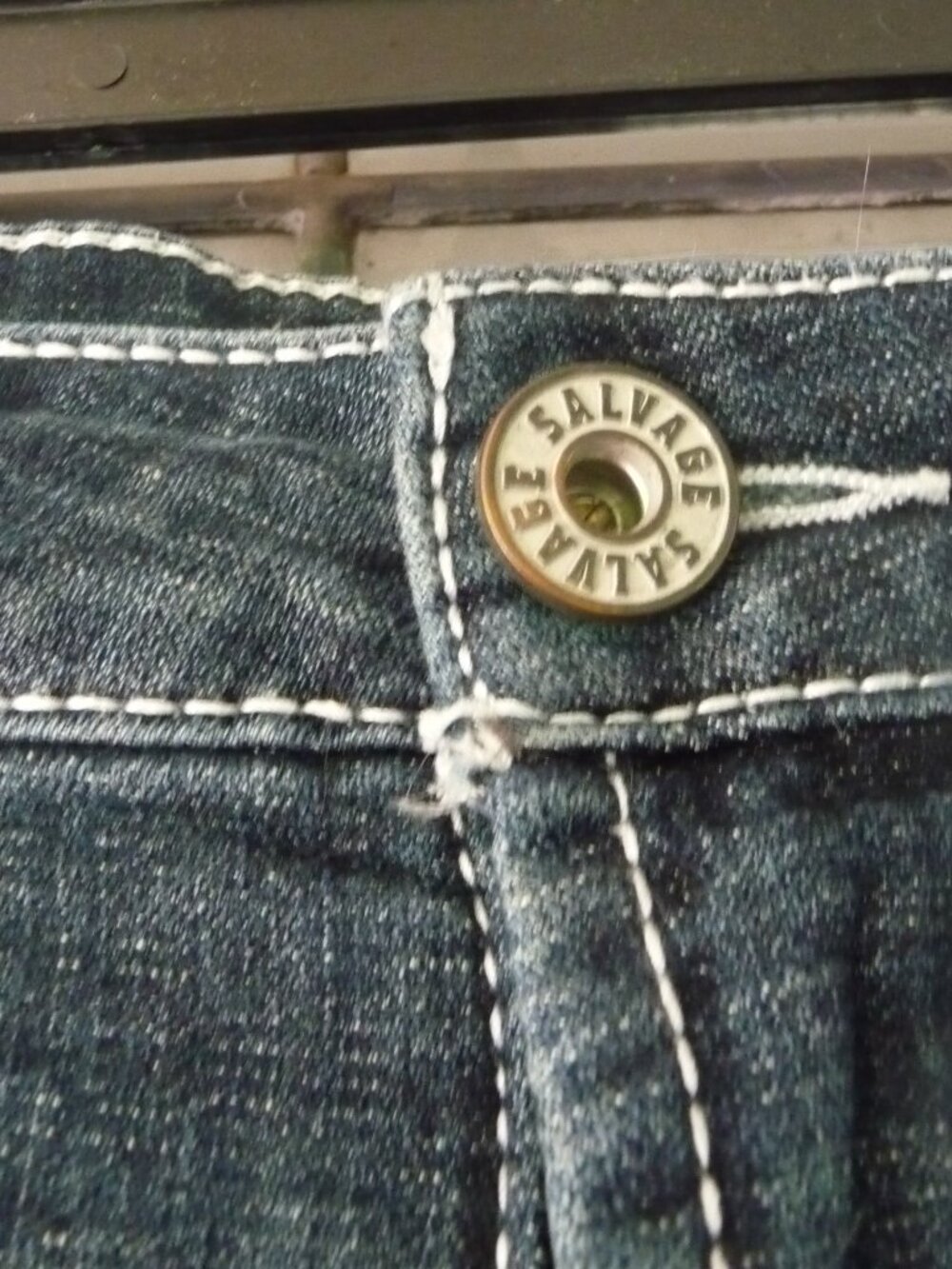 Salvage Supply Co Buckle Jorts 36 - Picture 7 of 13